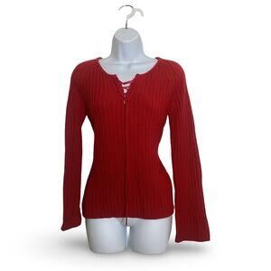 Zoey & Beth Ribbed Knit Sweater